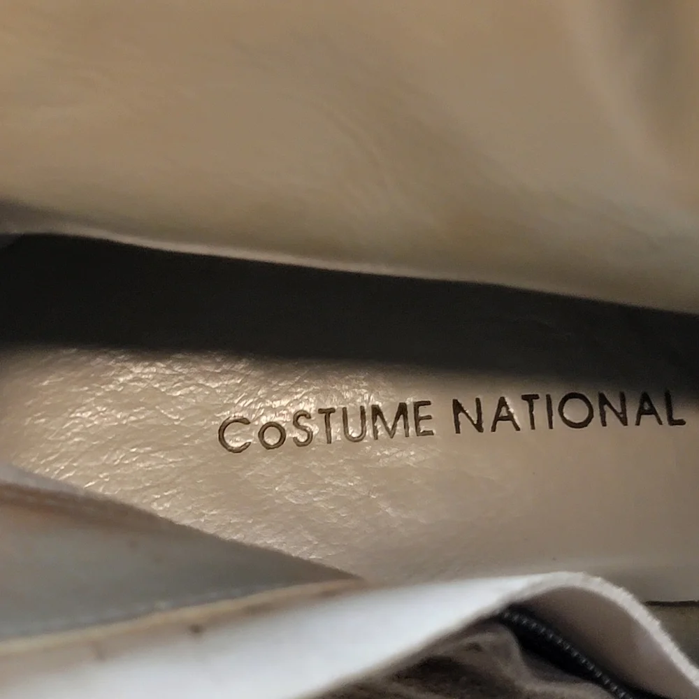 Costume National platform boots in grey suede - Picture 12 of 12